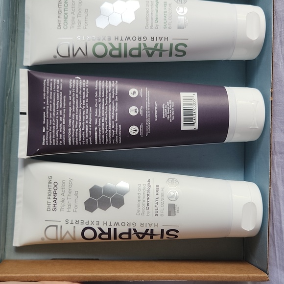 Shapiro MD NIB DHT Fighting Shampoo & Conditioner sealed 8oz each** - Picture 2 of 3